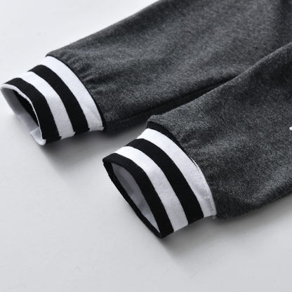 Tinykeke Neugeborene Baby Jungen Kleidung Langarm Strampler + Hut + Hose 3-teiliges Baby-Kleidungsset