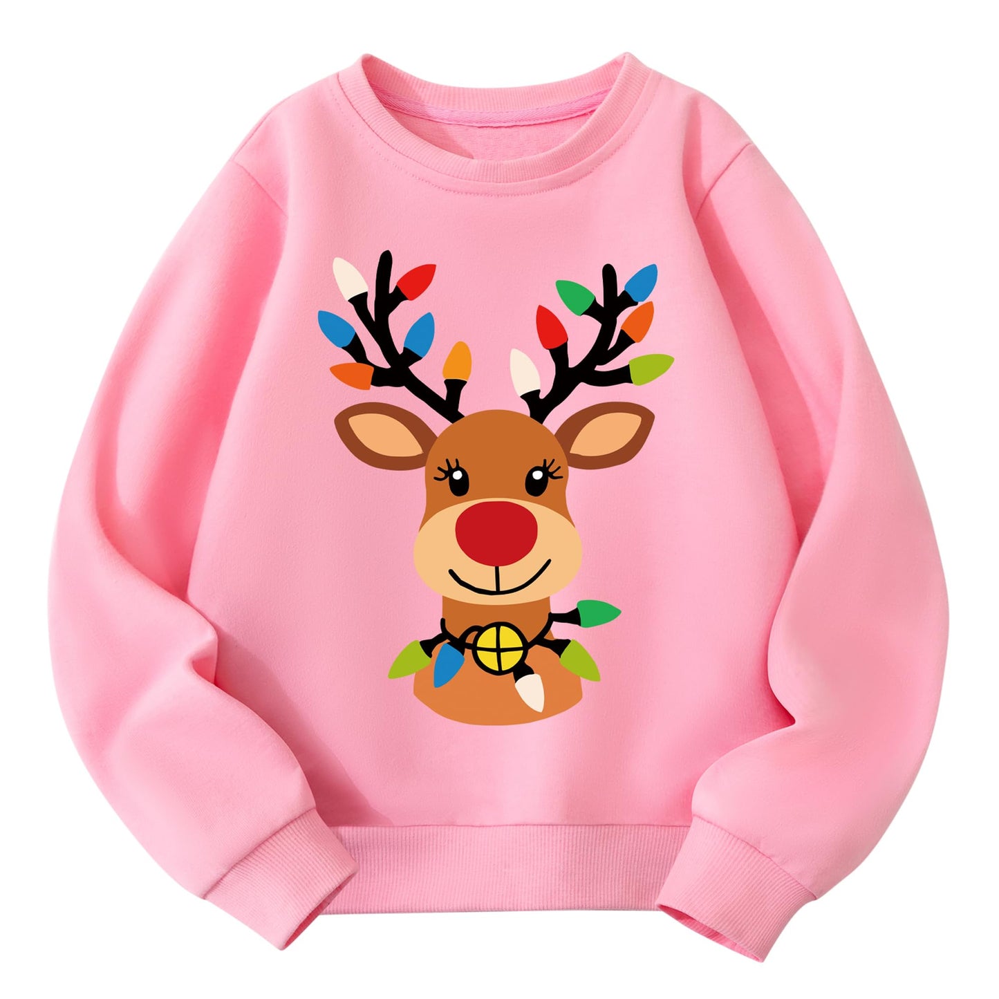 Sweatshirt Mädchen Pullover Kinder Mädchen Baumwolle Langarm Shirt Einhorn Bunny Warm Tops 2-8 Jahre Größe 92 98 104 110 116 122 128