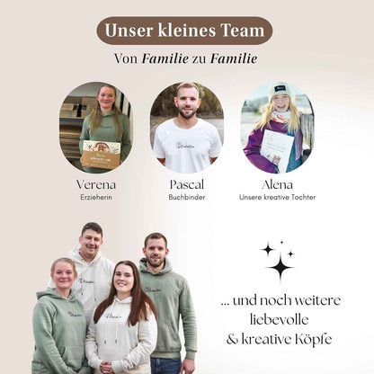 EULENTALER® Mein erstes Jahr I Die Erinnerungsbox 3in1 Sparset I Von Pädagogen gestaltet I Babyalbum, Meilensteinkarten, Baby Abdruckset I Geschenke zur Geburt & Babyparty I Für Jungen & Mädchen