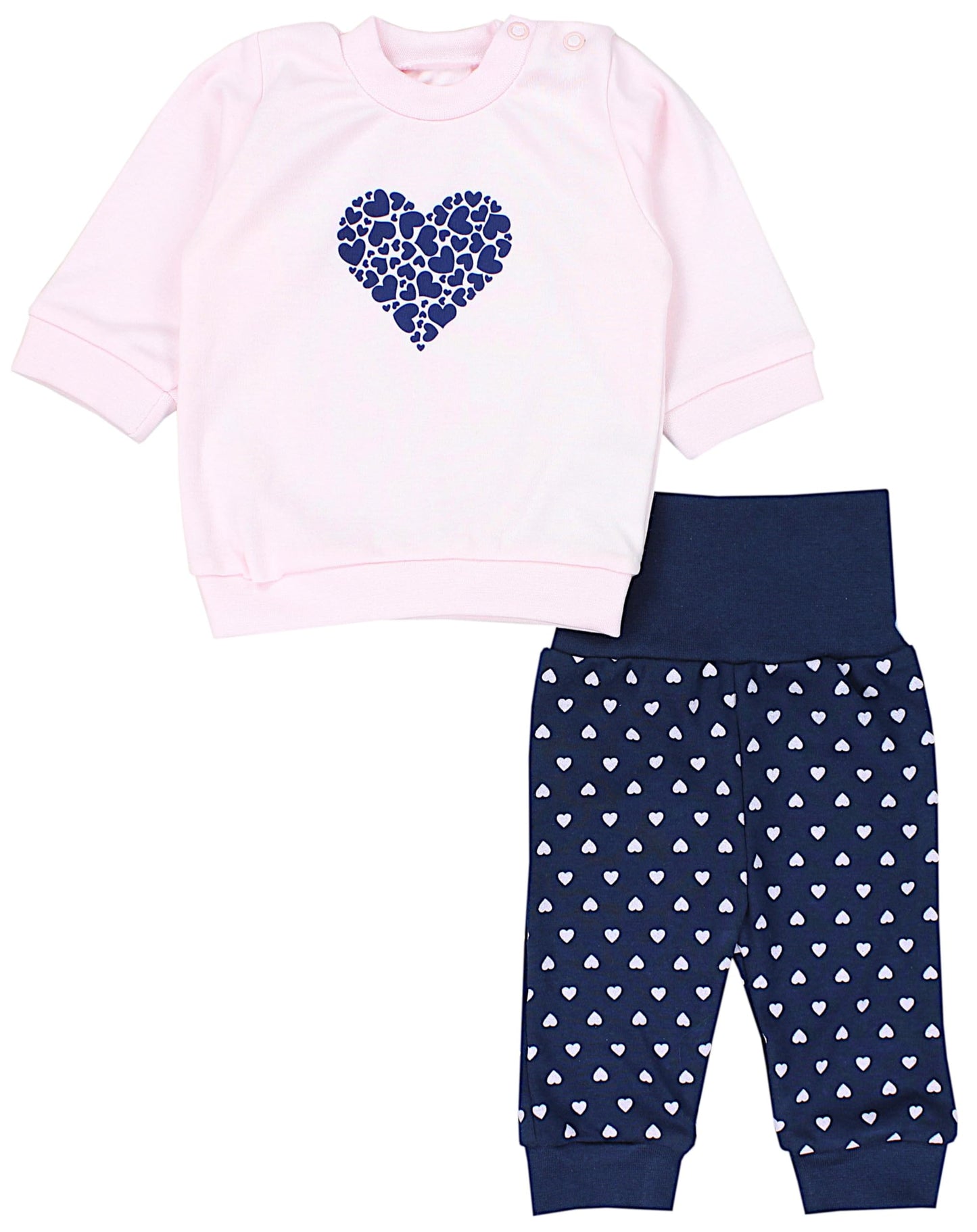 Baby Mädchen Langarm Shirt mit Print Saying Baby Hose Baby Kleidung 2-teiliges Set