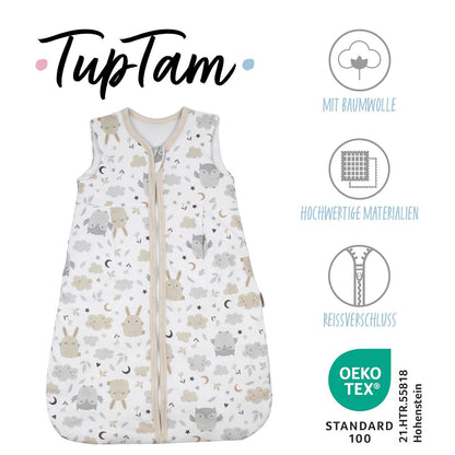 TupTam All-Season Baby Sleeping Bag, Sleeveless, Padded