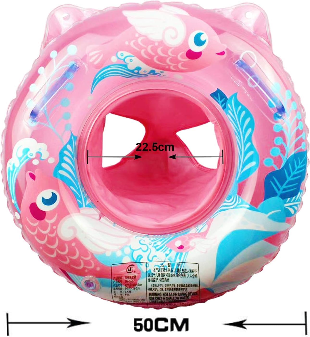 Baby Schwimmring, Baby Schwimmen Ring, Schwimmhilfe mit Schwimmsitz, Schwimmreifen für Kleinkind von 6 Monate bis 48 Monate, Schwimmlernhilfe für Mädchen und Jungs