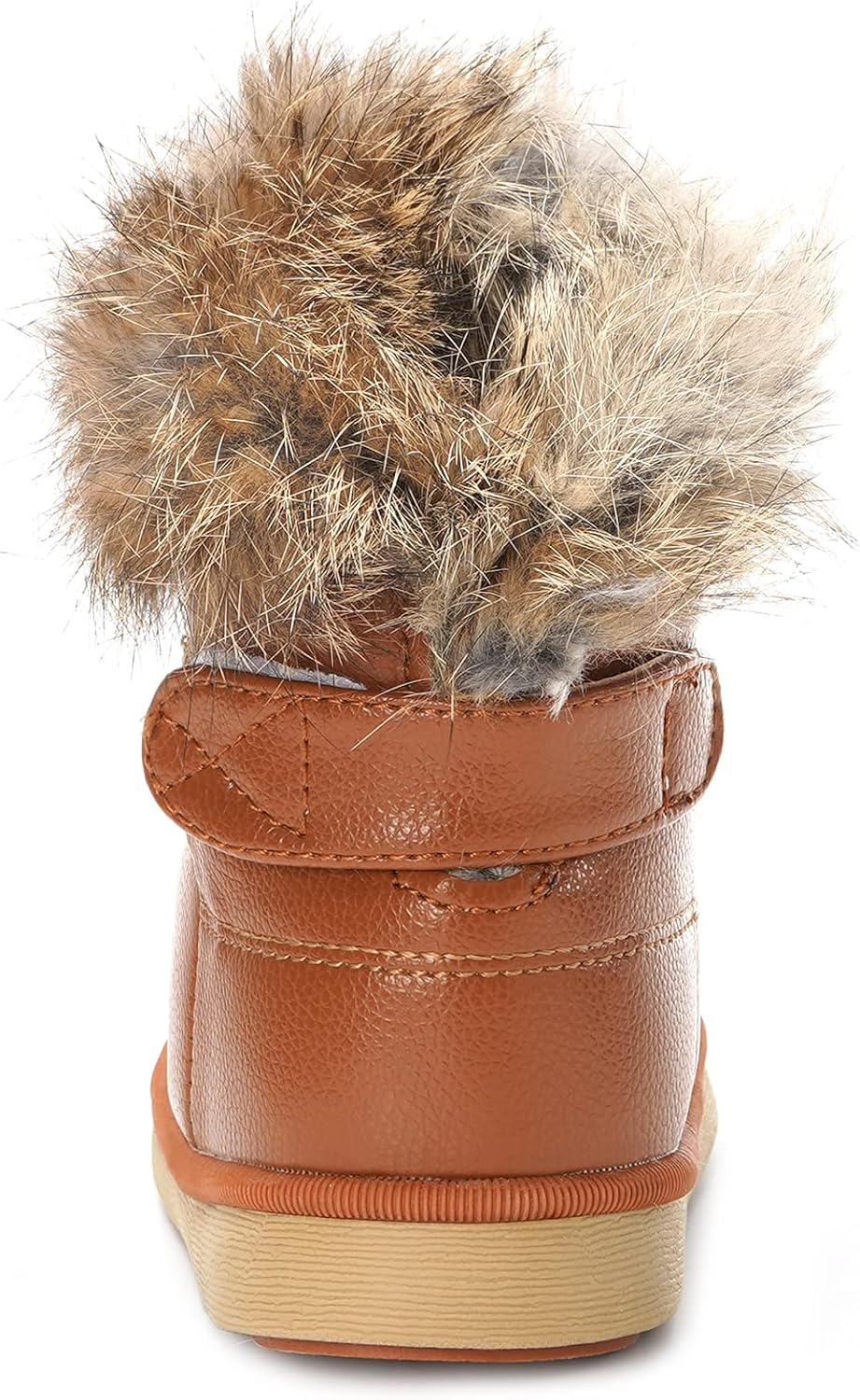 KVbabby Winter Shoes, Girls’ Warm Lined Winter Boots, Children's Ankle Boots, Waterproof Snow Boots, Soft Soles, Slip-On Boots