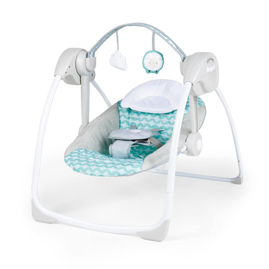 Ingenuity, tragbare Babyschaukel, Cuddle lamp - mit Melodien, Zeit- und Schaukeleinstellung