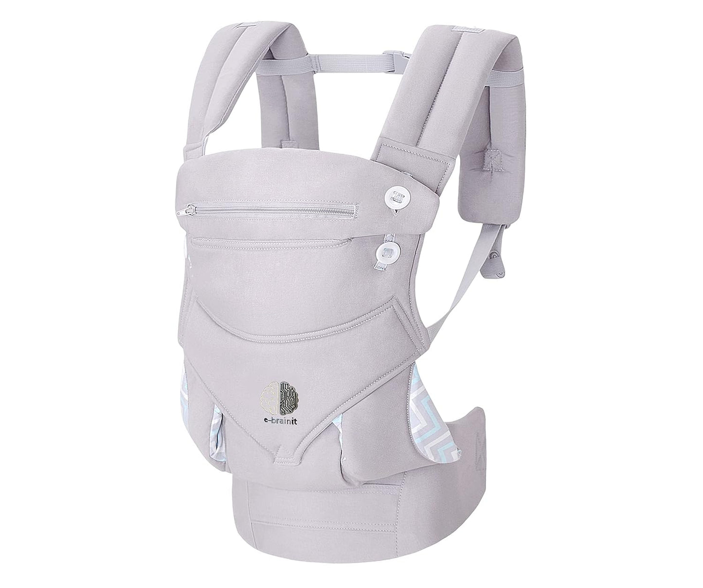 Babytrage Ergonomische Babytrage Neugeborene ab Geburt Neugeborenen-Trage 4 Positionen abnehmbarer/verstellbarer Kapuze trägt babys Beutel 100% Baumwolle
