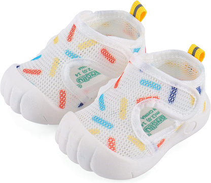 LACOFIA Baby Lauflernschuhe Unisex Erste Babyschuhe Kleinkind Mesh Sneaker rutschfeste Atmungsaktive Turnschuhe