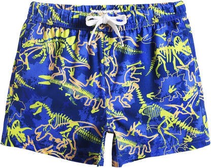 MaaMgic Jungens 4 Way Stretch Badehosen Schnelltrocknend Badeshorts mit Mesh-Futter Taschen und Verstellbarem Tunnelzug MEHRWEG
