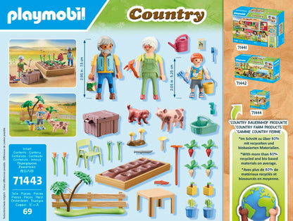 PLAYMOBIL Country 71441 Gemütliches Bauwagencafé, spielerisches Lernen mit liebevoll gestaltetem Bauwagen, detailreicher Austattung und einem Gänseteich, nachhaltiges Spielzeug für Kinder ab 4 Jahren