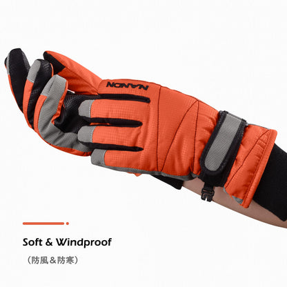 TRIWONDER Children's Ski Gloves, Thermal Fleece Gloves, Warm Winter Gloves for Boys and Girls
