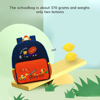 willikiva Car Dinosaur Toddler Kids Backpack for Boys and Girls Kids Waterproof Preschool Bag