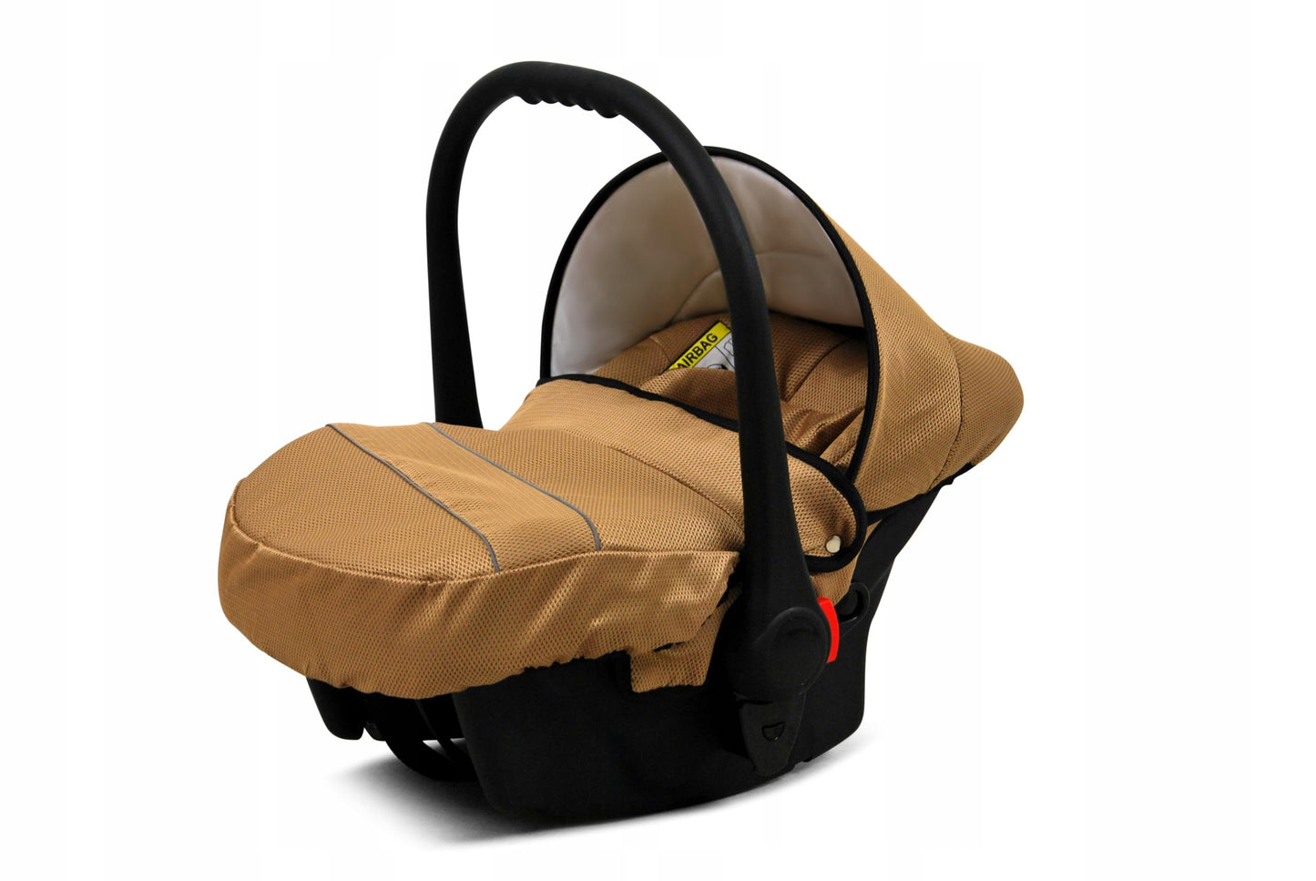 BabyLux Miracle 2-in-1 Baby Pushchair Deep and Pushchair with Accessories Adjustable and Foldable Aluminium Construction Waterproof Non-Removable Wheels Gold Leaf
