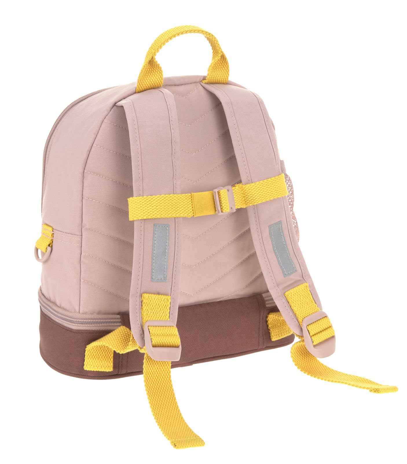 LÄSSIG Children's Backpack Nursery Bag with Chest Strap 6.5 L from 3 Years, Adventure Tractor, Kids Backpack