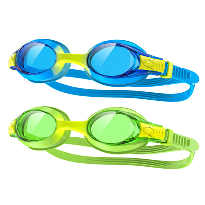 Findway Schwimmbrille Kinder,Schwimmbrille für Kinder Jungen Mädchen Junior, UV-Schutz Anti Nebel Kinder Schwimmbrille für Alter 3-12 Jahre