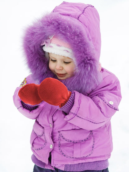 Boyiee 3 Pairs Newborn Baby and Toddler Winter Mittens Gloves Fleece