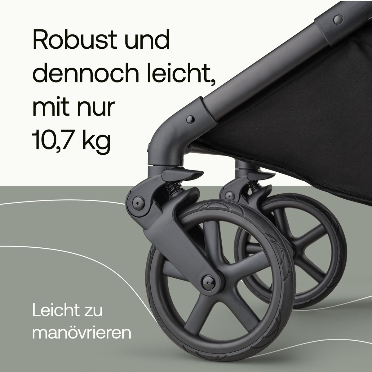 Bugaboo Cub All-Terrain Kinderwagen für Neugeborene und Kleinkinder