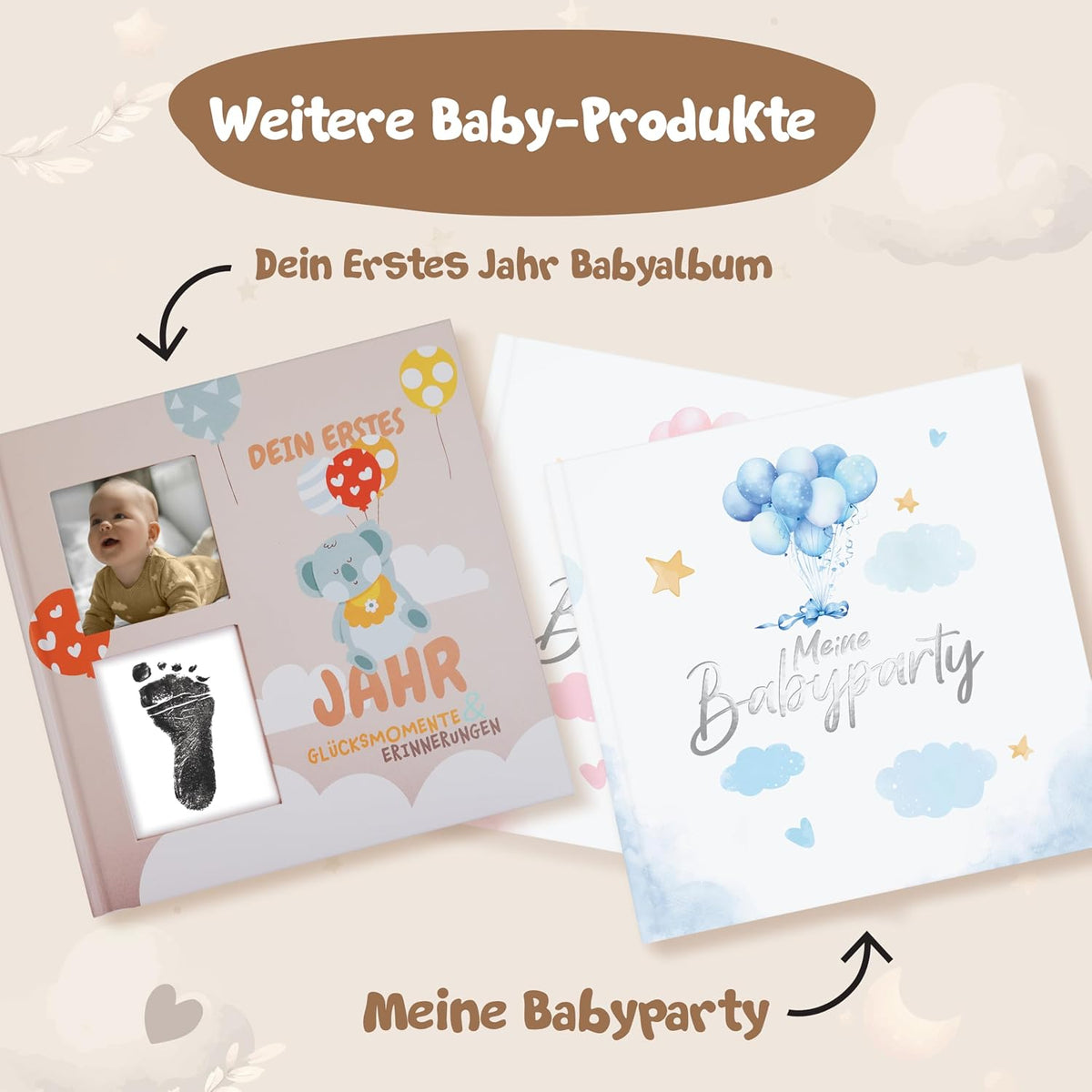 Meilensteinkarte Baby 48 Monatskarten für Jungen & Mädchen mit beschreibaren Rückseiten, Geschenk zur Geburt & Babyparty, Boho Meilensteine Erinnerungen festhalten, Von Pädagogen gestaltet