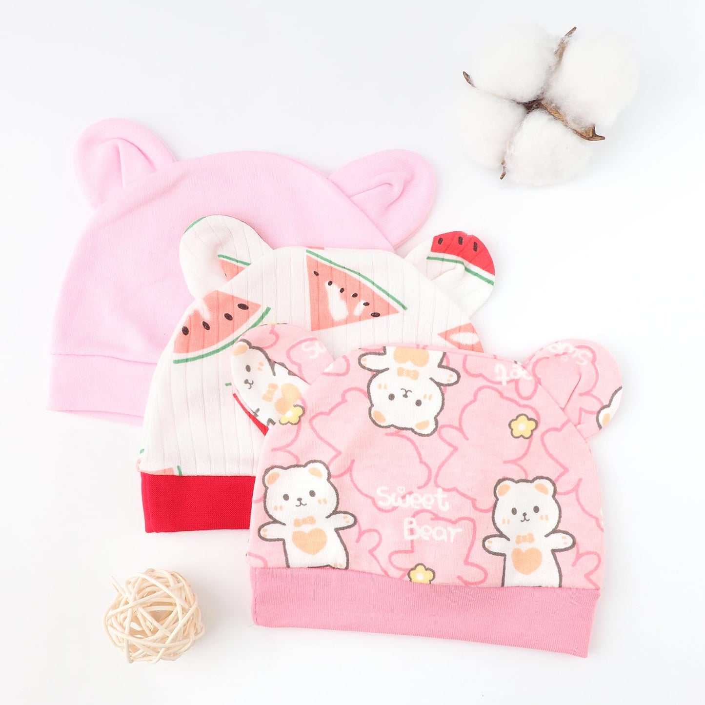 Neugeborene Swaddle Decke Hut Set Baby Gedruckt Swaddles Säugling Einstellbar Schlafsack für 0-3 Monate Mädchen Jungen