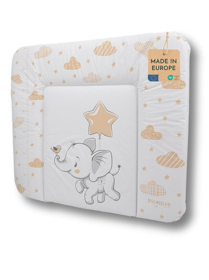 pic Bear Wickelauflage - hochwertige OEKO-TEX Wickeltischauflage - pflegeleichte Wickelunterlage - Auflage Wickelkommode - 85 x 72 cm - Sealife