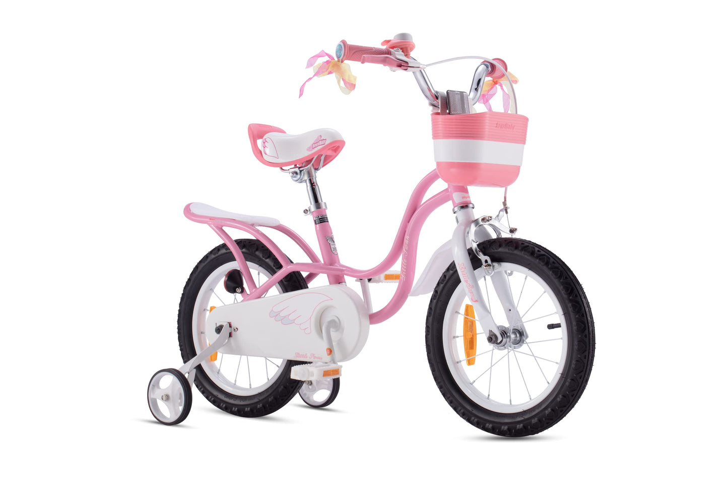 Royal Baby Little Swan Kinderfahrrad Mädchen Fahrrad Stützräder 12 14 16 18 Zoll ab 3-10 Jahre Rosa Kinder Fahrrad - Meloni2