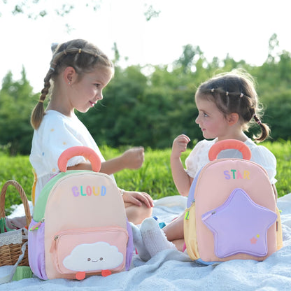 Kinderrucksack Mädchen 30cm Rucksack Kleinkind Kinderrucksack für 2-4 Jahre Kinder kindergartenrucksack Mini Tagesrucksack Reisetasche - Rosa Erdbeere