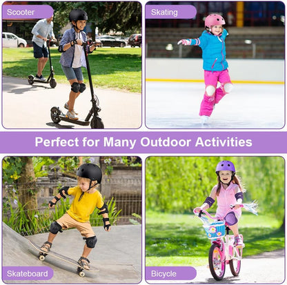 Flintronic Children's Bicycle Helmet, Children's Helmet, Bicycle Helmet for Children, Adjustable Skateboard Helmet for Bicycle, Skateboard, Scooter, Skating, Scooter, BMX for 2-13 Years