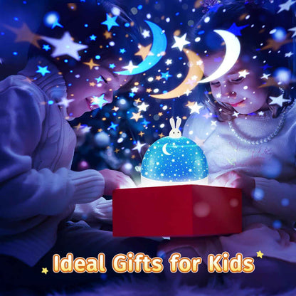 Sternenhimmel Projektor Kinder mit 15 Film, Nachtlicht Kinder Nachtlicht Baby, Bluetooth Sternenprojektor Galaxy Projektor, Geschenke für Mädchen Kinder Geschenke Mädchen, Kinderzimmer Deko