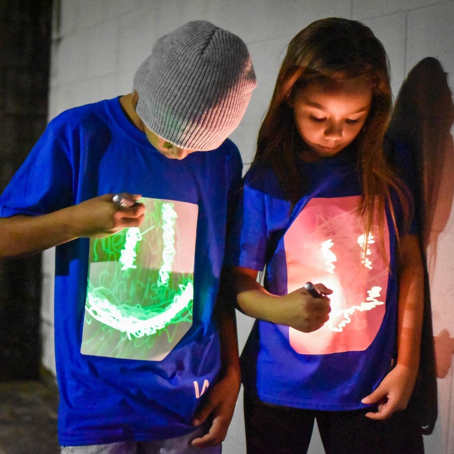 Illuminated Apparel Leuchtet Im Dunkeln Interaktives Leucht-T-Shirt