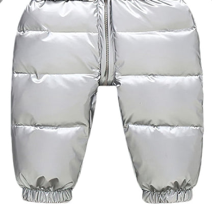 amropi Baby Girls' Snowsuit with Hood Romper Puffer Down Winter Warm Jumpsuit for 0-5 Years