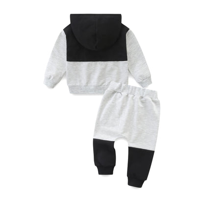KIDDLETOWN Baby Jungen Kleidung Set, Baby Jungen Hoodie Sweatshirt Outfits Langarm Kleidung Sets Hoodie Top + Hose Kleidung 3-24 Monate
