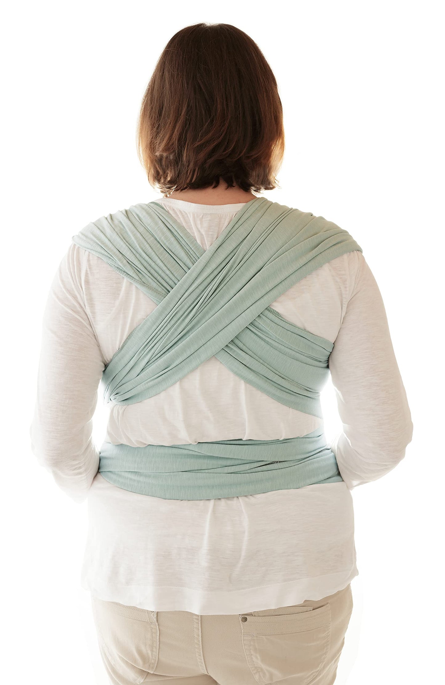 manduca Sling - Babytragetuch - Elastische Babytrage für Neugeborene von der Geburt bis zu 15 kg - Bio-Baumwolle - GOTS zertifiziert
