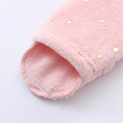 Baby Overall Winter Fleece Schneeanzug Baby Warm Romper mit Kapuze Herbst Winter für Jungen Mädchen 0-12 Monate