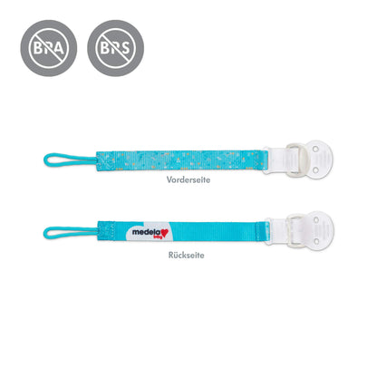 Medela Baby Schnullerkette mit Clip – Passend für fast alle Schnuller – 1 Stück