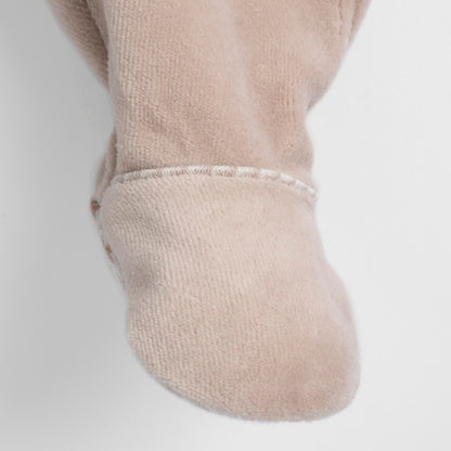 Chicco, Baby-Strampler für Jungen und Mädchen aus warmem und weichem Velours, mit praktischer Knopföffnung, ideal für den Winter, Babykleidung für 0-24 Monate, entworfen in Italien