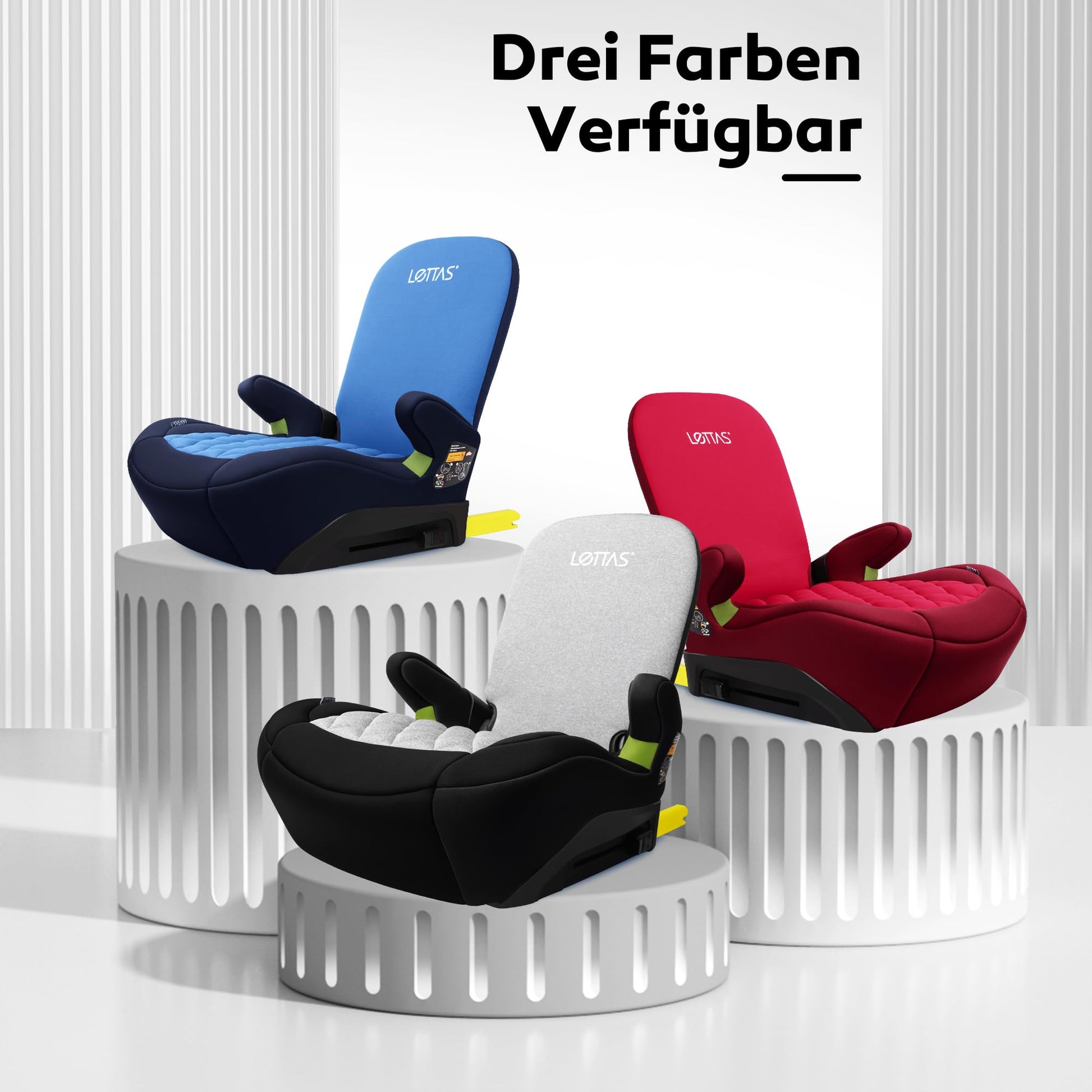 LETTAS I-Size 360°drehbar Kindersitz 40-150 cm, Gruppe 0+1/2/3, 0-12 Jahre, 0-36 kg, Baby Autositz mit isofix ECE R129 - Meloni2