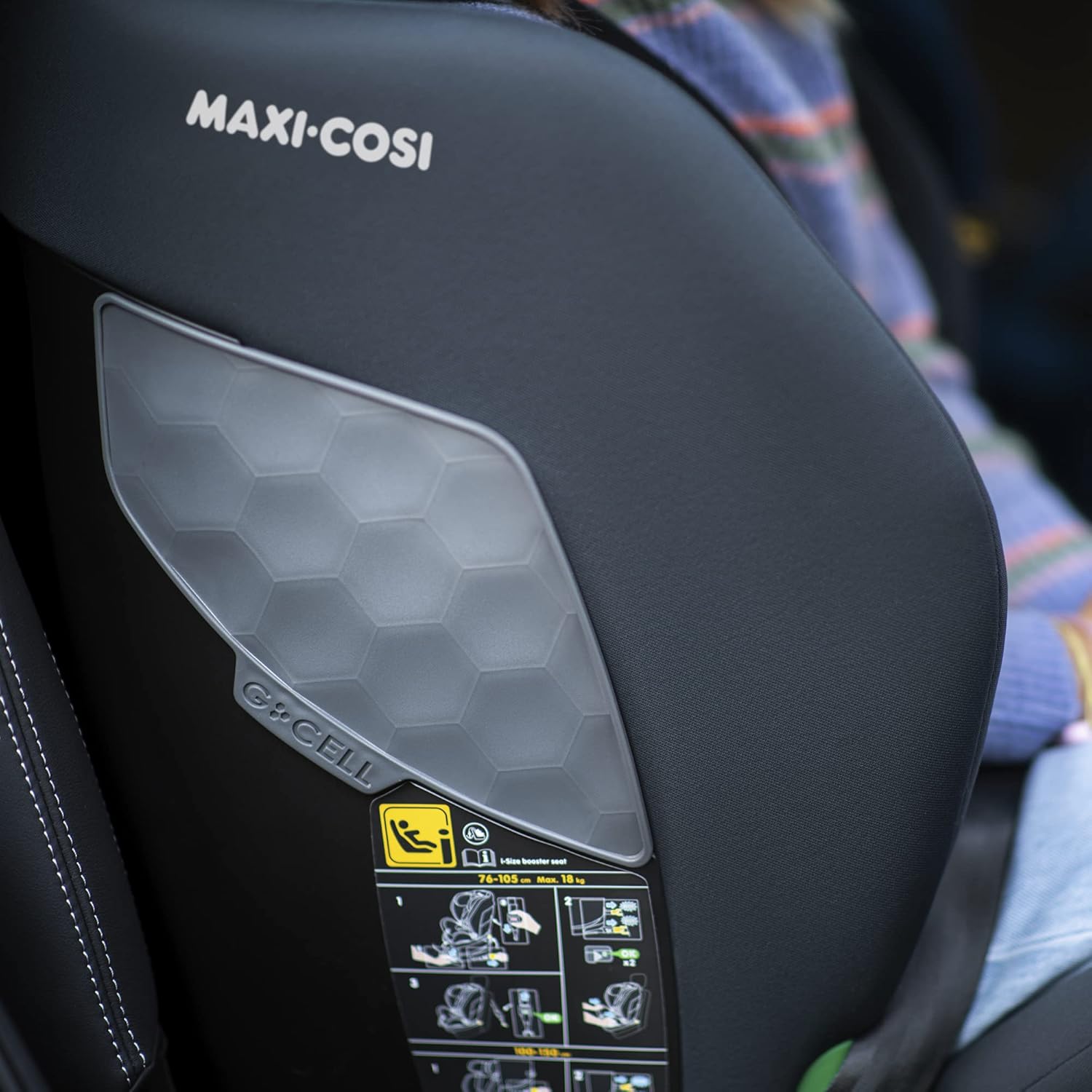 Maxi-Cosi Titan S i-Size, Child Car Seat, 15 months-12 years (76-150cm), ISOFIX Car Seat, 5 Recline Positions, 13 Headrest Positions, G-CELL Protection, 5-Point Safety Harness, Tonal Graphite - Meloni2