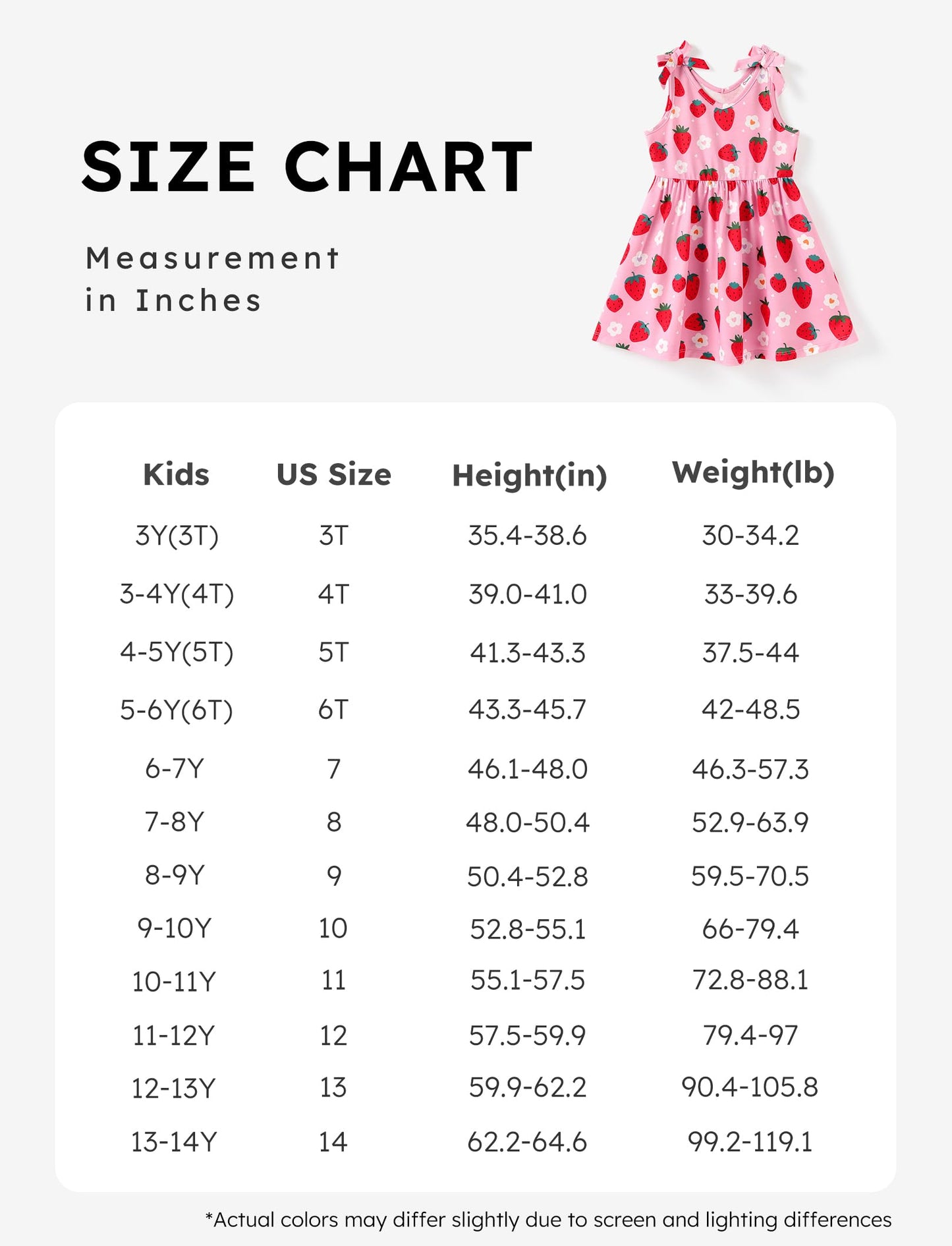PATPAT Mädchenkleid ärmellos, Baby Mädchen Kleid mit Schleife an den Schulterträgern für Geburtstag, Party, Bankett, Hochzeit, Urlaub, Bunt