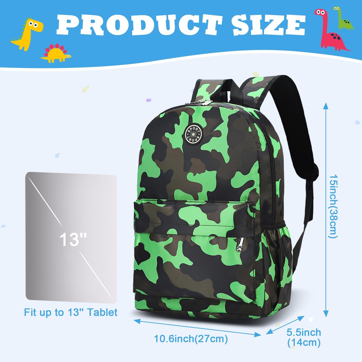 Kinderrucksack Jungen, Mini-Dinosaurier-Rucksack, Kindergarten Schulrucksäcke, Kleinkind Schultasche für Kinder, Jungen, Mädchen, Kleinkind