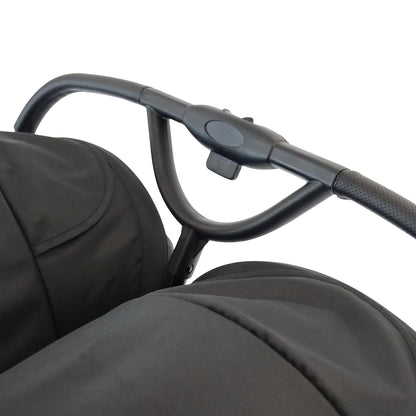 Deryan XP X2 Kinderwagen Buggy 2 in 1 - Buggy klein zusammenklappbar - Geburt bis 4 Jahre - Baby Wagen pro Sitz belastbar bis 22kg - Kinderbuggy klappbar - KOMPAKT & FALTBAR - Grau