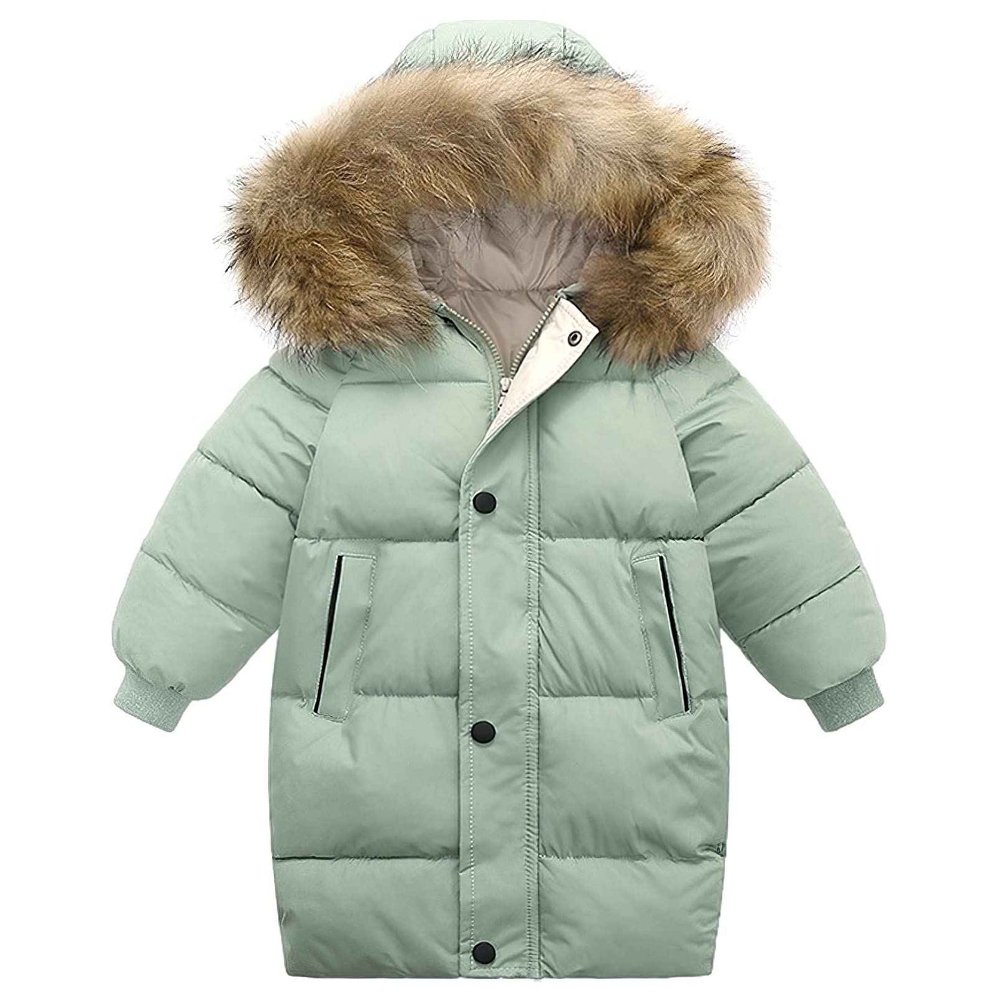 Children's Girls' Jacket with Hood Winter Jacket Winter Coat Children's Jacket for 2-10 Years