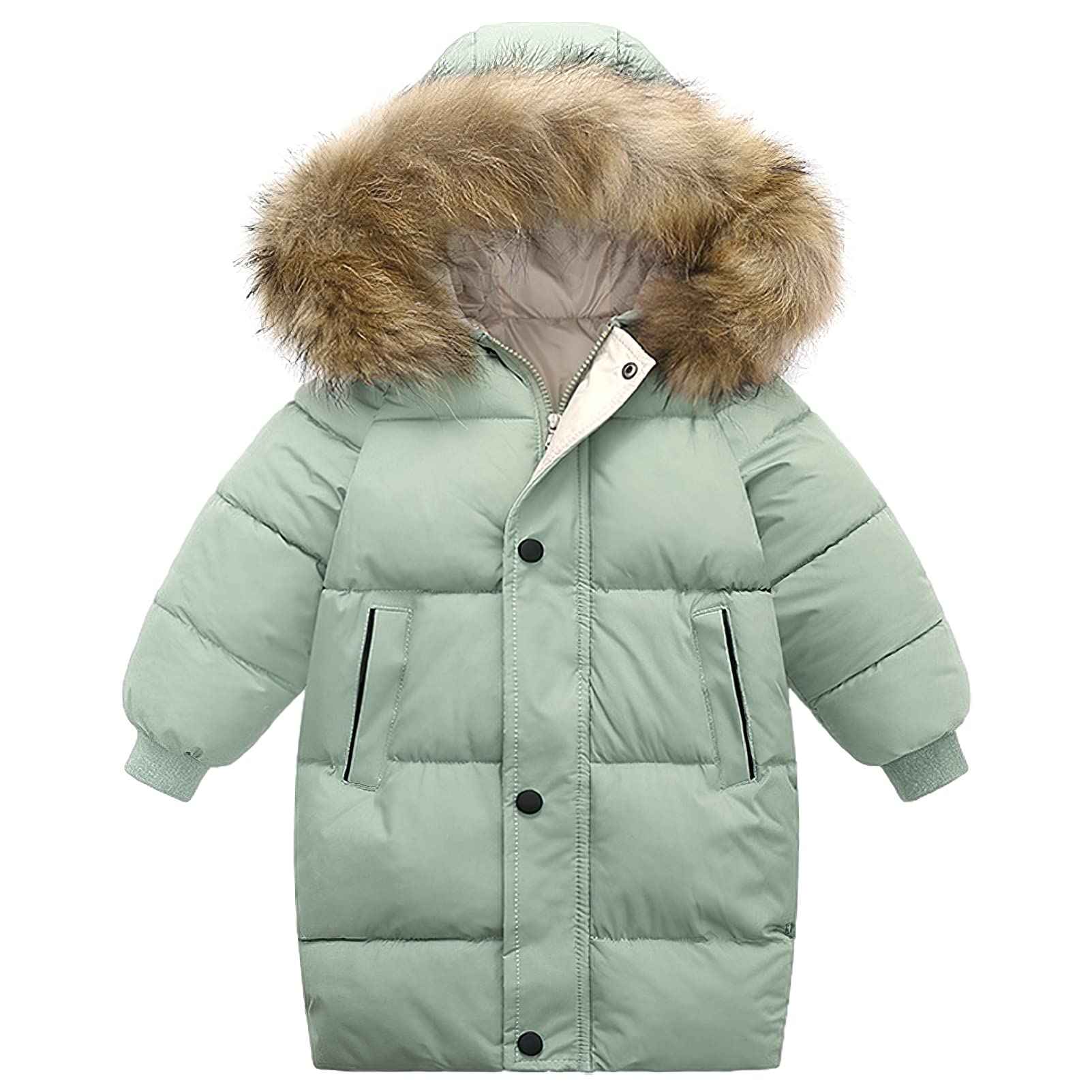 Children's Girls' Jacket with Hood Winter Jacket Winter Coat Children's Jacket for 2-10 Years
