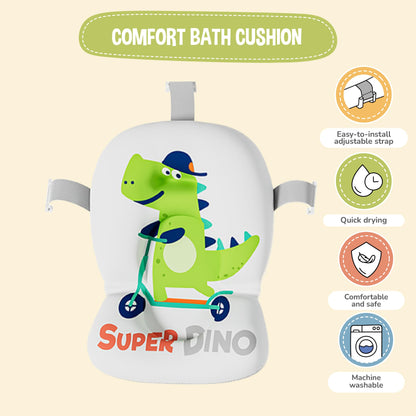 Faltbar Baby Badewanne Mit Rutschfestem Badekissen - Babywanne XXL Mit Baby Badewannensitz & Badethermometer - Von Der Geburt Bis 3 Jahre - Baby Bathtub - Geburtsgeschenke Für Mädchen & Jungen