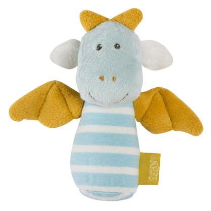Fehn Mini-Rassel Otter – Mini-Greifling zum Rasseln, Fühlen, Spielen mit kuschelweichem Stoff-Tier – ein treuer Begleiter für Babys und Kleinkinder ab 0+ Monaten