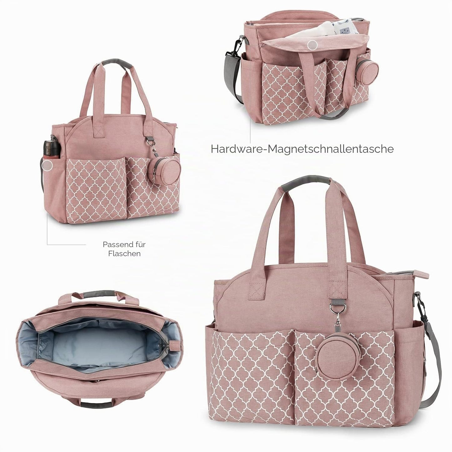 Wickeltasche Baby Wickeltasche Große Babytaschen für Mama mit Wickelstation Multifunktions Reise