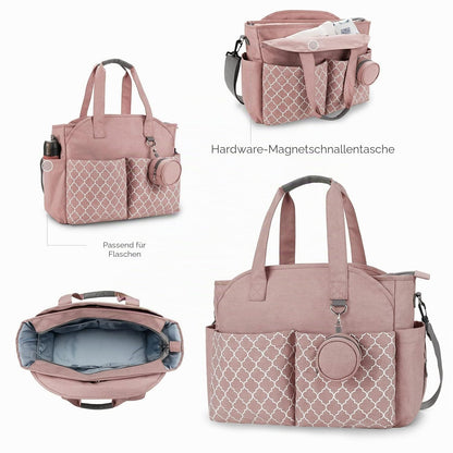 Wickeltasche Baby Wickeltasche Große Babytaschen für Mama mit Wickelstation Multifunktions Reise