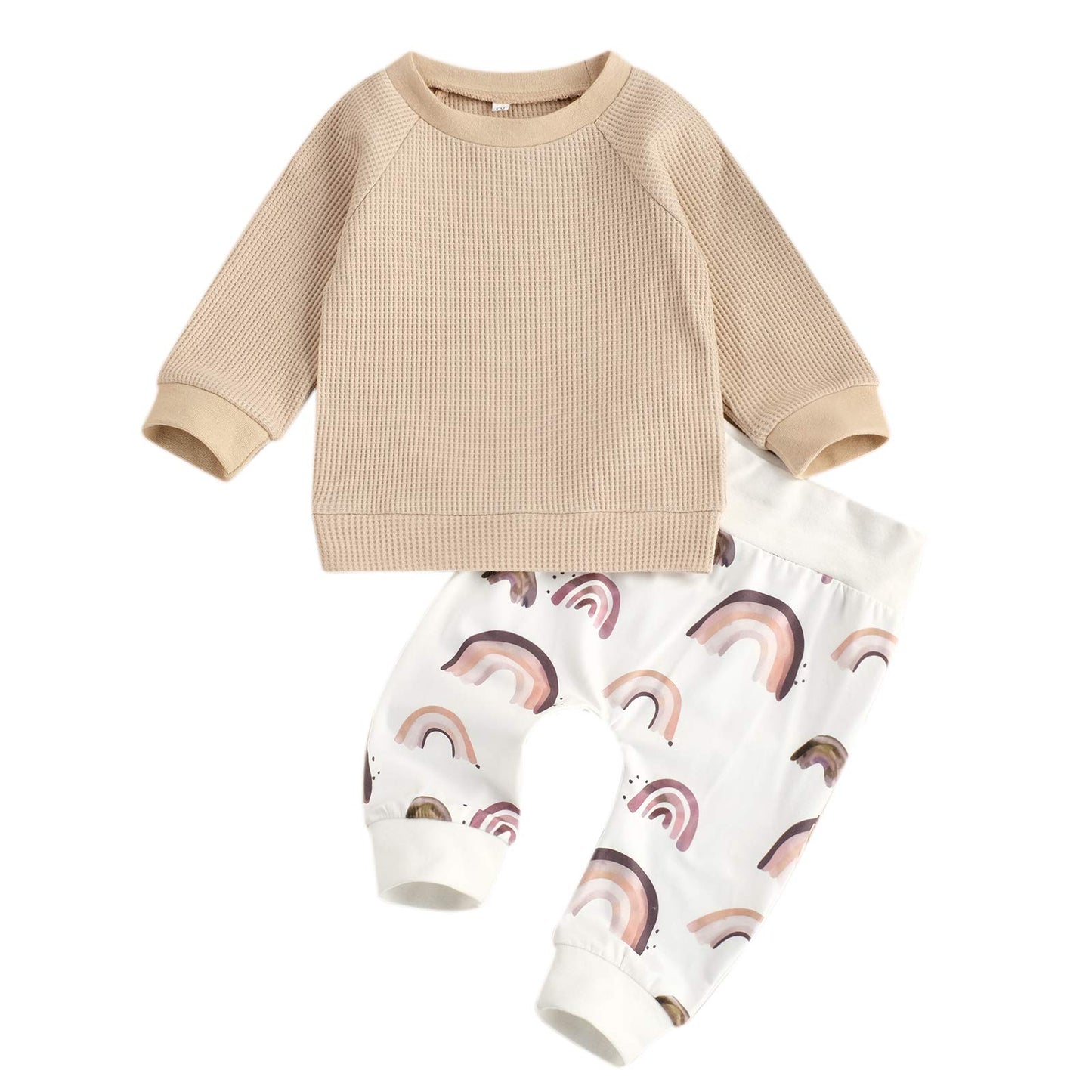 Geagodelia Baby Boys’ Clothing Set with Long Sleeve Top and Trousers