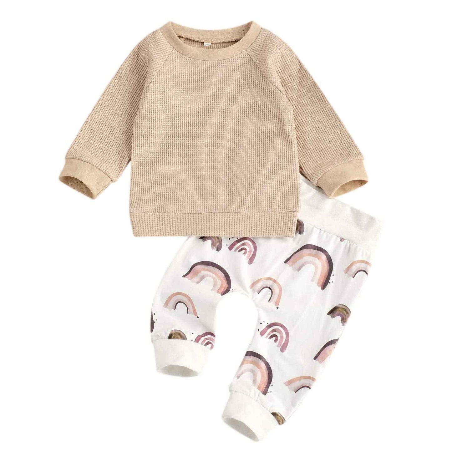 Geagodelia Baby Boys’ Clothing Set with Long Sleeve Top and Trousers