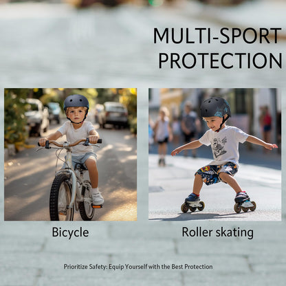YOOXARMOR Fahrradhelm Kinder, Verstellbar Skaterhelm Reithelm für 3-5-8 Jungen und Mädchen Kinderfahrradhelm Leicht Einstellbar 50-54CM für Fahrrad Roller Skateboard Scooter
