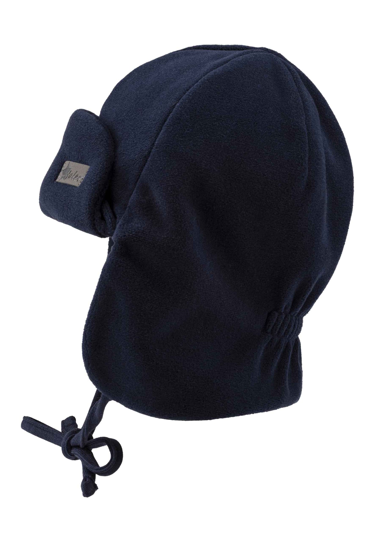 Sterntaler Aviator Hat with Ribbed Pattern - Subtle Striped
