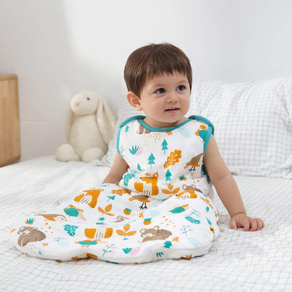 Baby Winter Sleeping Bag, Toddler Sleeping Bag, 2.5 Tog Sleeping Bag, 100% Cotton, Various Sizes from Newborn to 18 Months, All-Year-Round Sleeping Bag