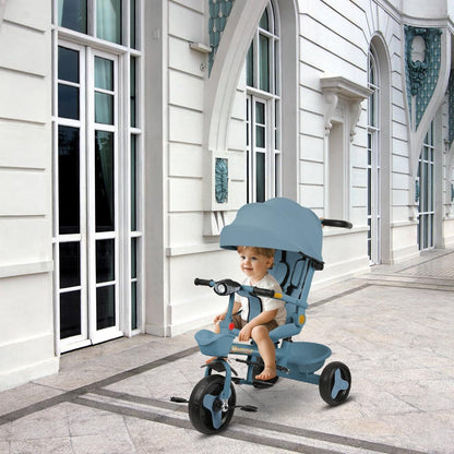 Buggy für Babys, ultraleicht, kompakt, faltbar und neigbar, von Geburt bis 25 kg, mit Trolley-System, Regenschutz inklusive, ausziehbarer Haube, C-schwarz